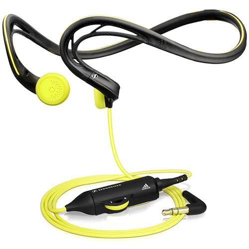 Fone de Ouvido Sports Adidas - PMX 680 - Amarelo e Preto - Sennheiser