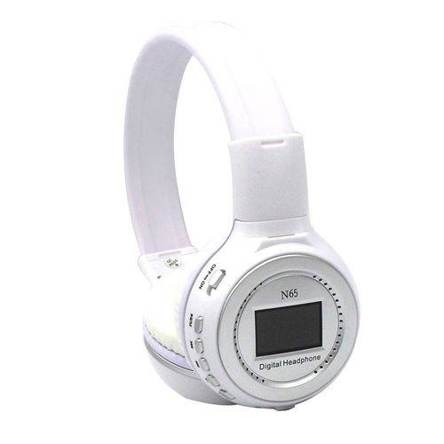 Fone de Ouvido Wireless Music N65 Branco