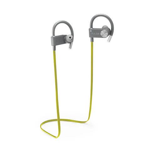 Fone Earhook IN-EAR Sport Metallic Audio Bluetooth Amarelo Pulse - PH254