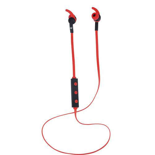 Fone Headset Bluetooth Comando de Voz Vermelho - Runner Hs116 New