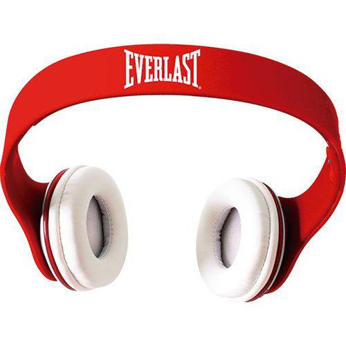Fone Ouvido Everlast Headphone Vermelho