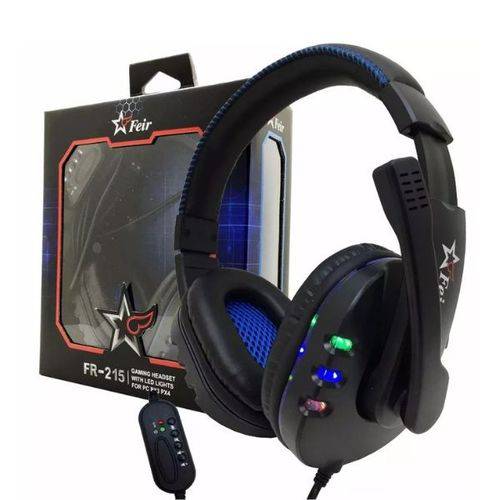 Fone Ouvido Headset Gamer Usb Pc Microfone Ps3 Xbox Notebook