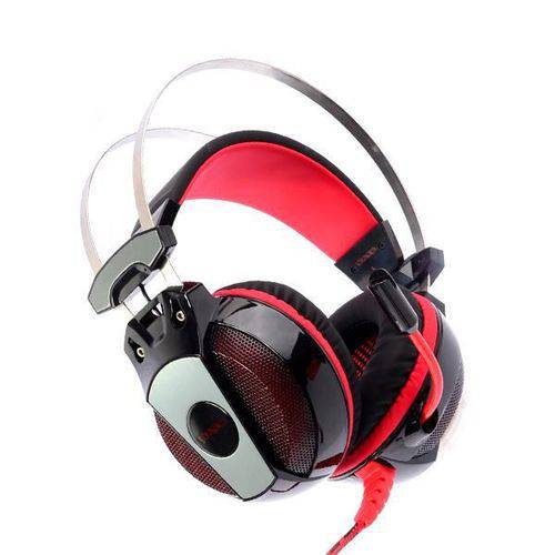 Fone Satellite Gaming Stereo Headset Ae- 353 Preto/vermelho