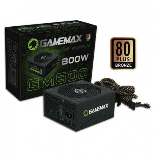 Fonte Atx 800w 80plus Bronze Pfc Ativo Gamemax Gm800