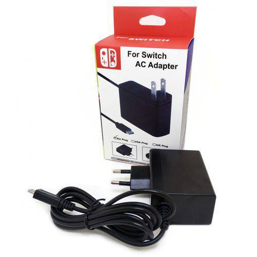 Fonte Carregador Nintendo Switch Feir Fr-802 Bivolt 110v 220v