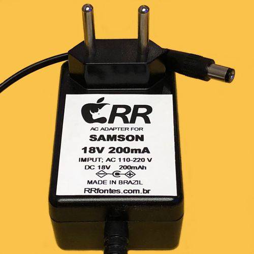 Fonte Energia para Amplificadores Samson Acd1000 S-AMP S-MONITOR S-PHANTOM S-CONVERT e Demais 18v