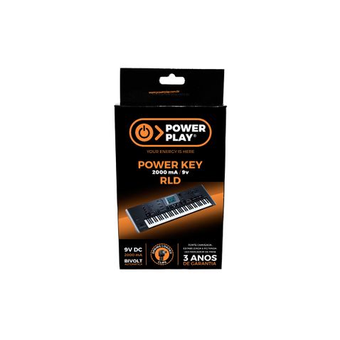 Fonte Power Play Play Power Key Rld 2amp/9v P/ Todos os Teclados Roland