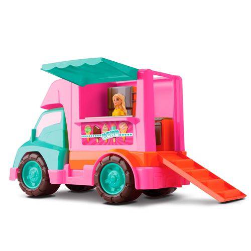 Food Truck Sorveteria Judy com Boneca - Samba Toys