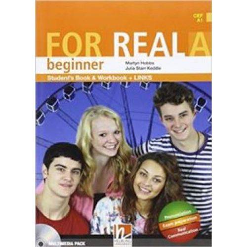 For Real Beginner a - Student's Book With Workbook And Links And Cd-Rom - Helbling Languages
