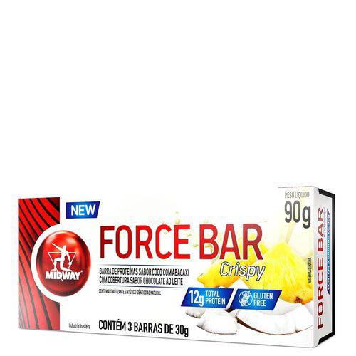 Force Bar Crispy (Cx com 3un de 30g Cada) Midway