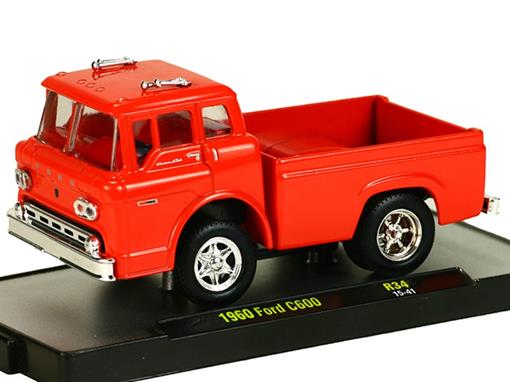 Ford: C600 Pickup (1960) Auto-Trucks - Vermelho - M2 Machines - 1:64 R34 15-41 R341541