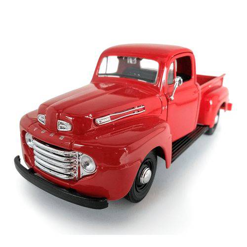 Ford F-1 Pickup 1948 1:25 Maisto Vermelho