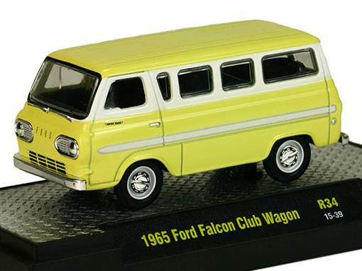 Ford Falcon Club Wagon 1965 1:64 M2 Machines - Minimundi.com.br