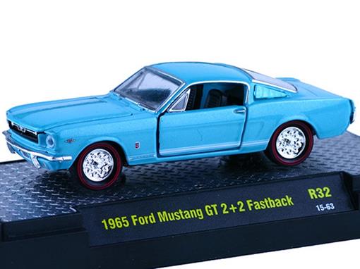 Ford Mustang Gt 2+2 Fastback 1965 - 1:64 M2 - Minimundi.com.br