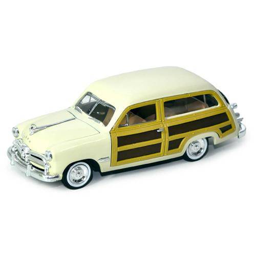 Ford Woody Wagon 1949 1:24 Motormax Bege