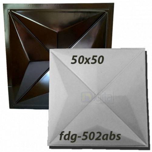 Forma de Abs 2mm Gesso e Cimenticio 3d 50x50cm Fdg-502abs