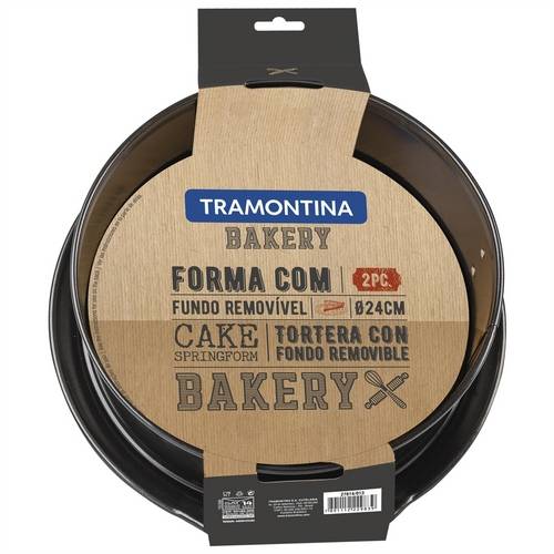 Forma de Bolo 24cm Bakery Cinza 27814013 Tramontina