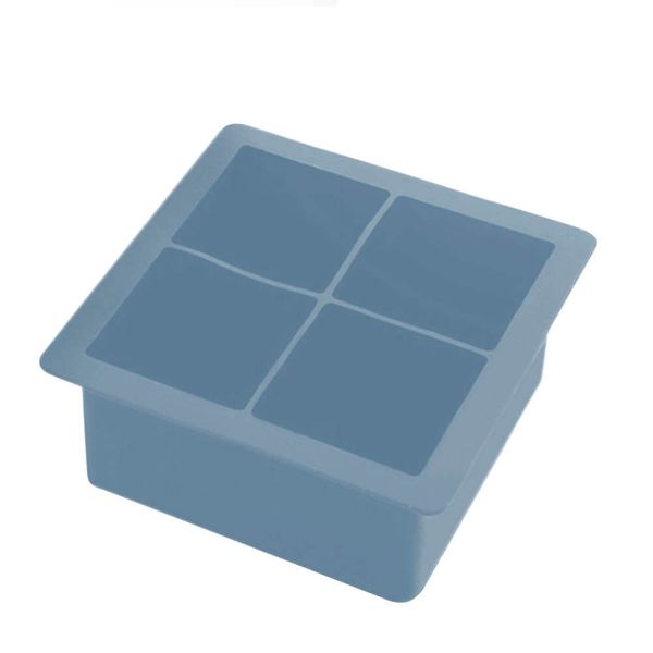 Forma de Gelo 4 Cubos Silicone Azul 11X11CM - 33089