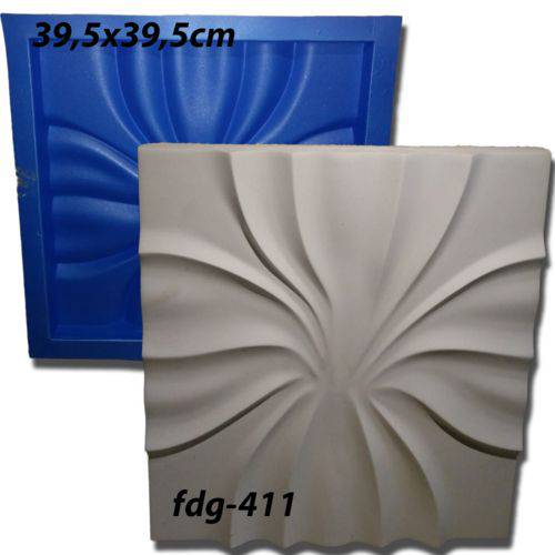 Forma de Plástico C/borracha Gesso 3d Fdg-411