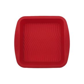 Forma de Silicone Quadrada Vermelha ST39287 NDI