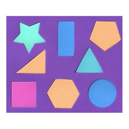 Forma Geometrica E.V.A Life Toys Mingone - Roxo