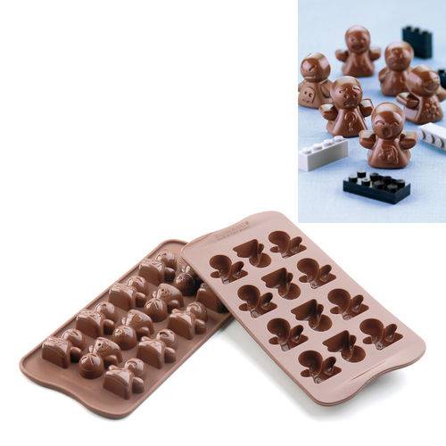 Forma MOOD de Silicone para Chocolates 3.3 X 3.4 X 1.7 Silikomart