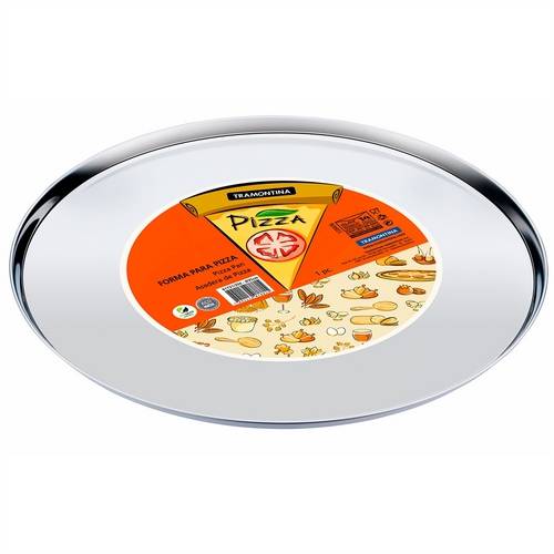 Fôrma para Pizza Aço Inox 30cm Tramontina