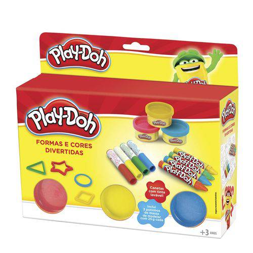 Formas e Cores Divertidas Play-Doh 3938 Dtc