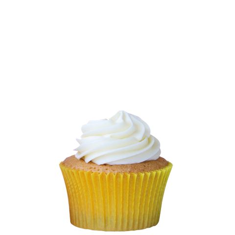 Forminha Mini Cupcake Impermeável Amarelo Girassol C/45 - Mago