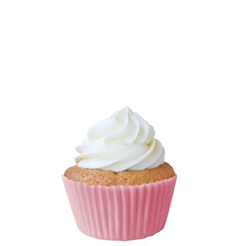 Forminha Mini Cupcake Impermeável Rosa Bebê C/45 - Mago