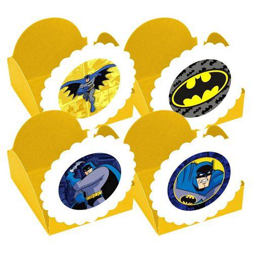 Forminhas para Doces Batman Amarela - 10 Unds