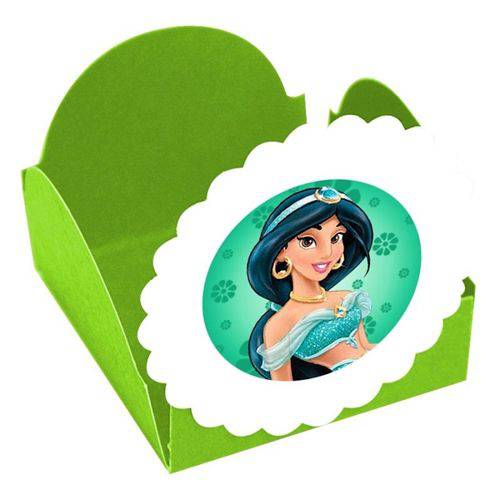 Forminhas para Doces Princesas Disney Verde Modelo 01 10 Unds