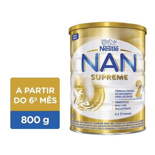 Formula Infantil Nan Supreme 2 800g Lata
