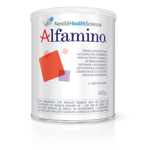 Fórmula Infantil Nestlé Alfamino Lata 400g