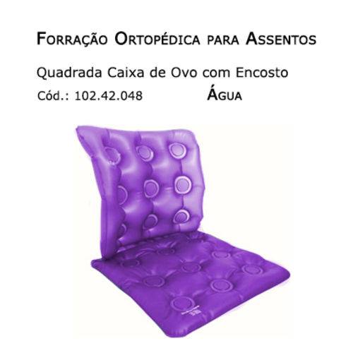 Forrações de Assento - Caixa de Ovo Quadrada com Encosto (agua - Encosto Inflável) - Bioflorence - Cód: 102.0048