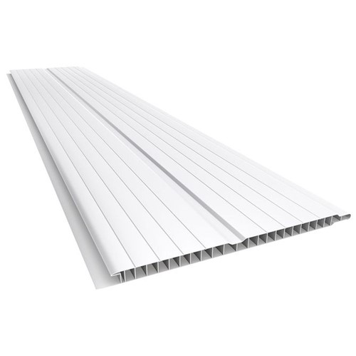 Forro PVC Branco Geminado - Barra de 20cm X 5m - Inove - Inove
