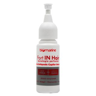 Fort In Hair Fluido Antiqueda Capilar Intensivo Biomarine - Tratamento 10x 10ml