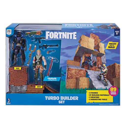 Fortnite Pack com 2 Figuras de 10 Cm Turbo Builder Set - Sunny