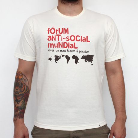 Fórum Anti-social - Camiseta Clássica Masculina