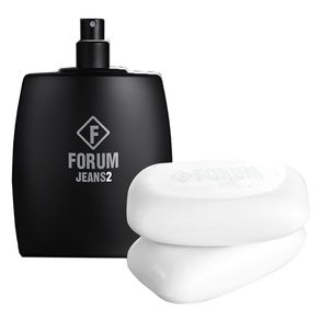 Forum Jeans2 Forum - Masculino - Eau de Toilette - Perfume + Sabonete Corporal Kit