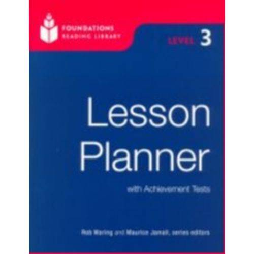 Foundations Readers Level 3 - Lesson Planner