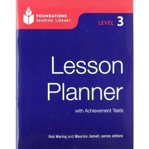 Foundations Reading Library Level 3 - Lesson Planner