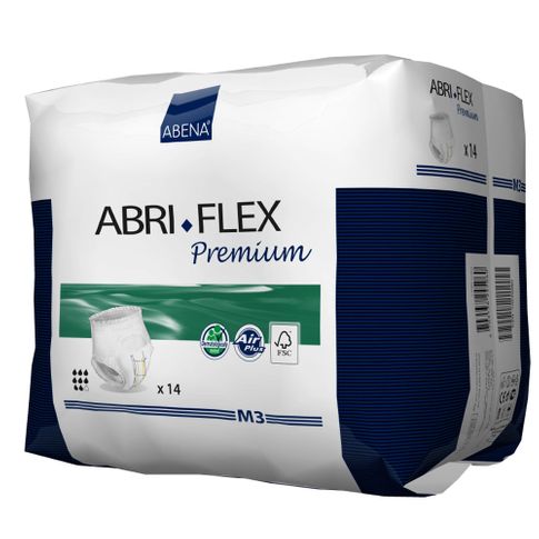 Fralda Abena Abri-Flex Premium M3 Modelo Roupa Intima Pct C/ 14