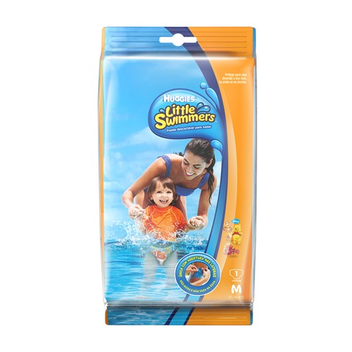 Fralda Huggies Little Swimmers Tamanho M Pacote com 1 Fralda Descartável