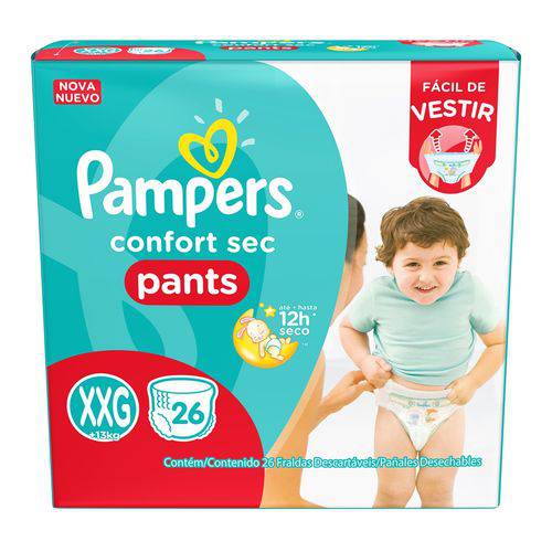 Fralda Pampers Confort Sec Pants