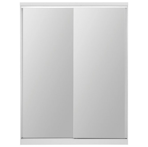 Friz Guarda-roupas 2 Portas C/espelho Prata/alumino
