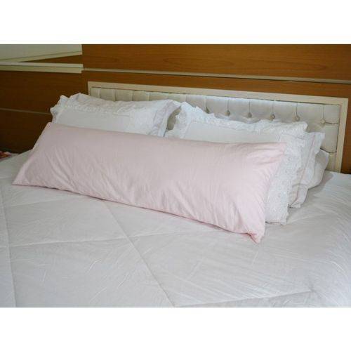 Fronha Avulsa Percal para Travesseiro Body Pillow 40cm X 1,30m