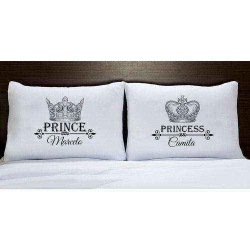 Fronhas Prince e Princess Personalizadas