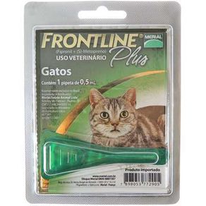 Frontline Plus para Gatos - Antipulgas e Carrapatos 1 Pipeta