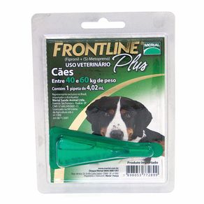 FRONTLINE PLUS XL - para Cães de 40 Até 60kg